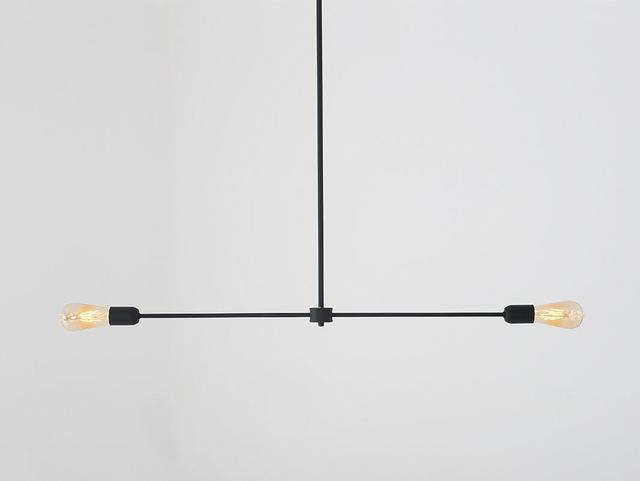 2-Light Pendant Light by Customform, Finish: Black on Productcaster.