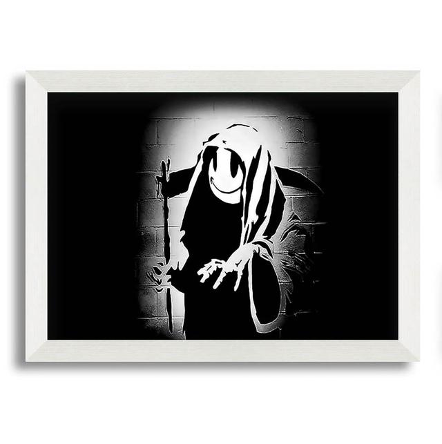 Reaper In The Shadows Framed Print Maturi Format: White Framed Paper, Size: 29.7cm H x 42cm W on Productcaster.