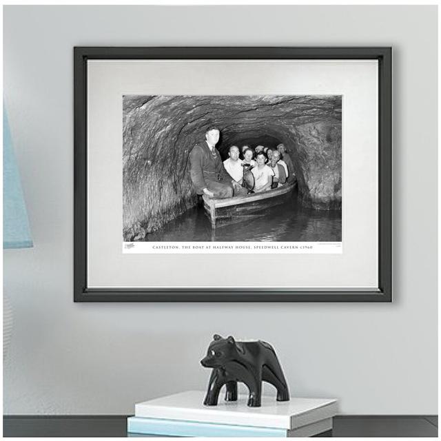 Castleton, The Boat At Halfway House, Speedwell Cavern C1960 - Single Picture Frame Print The Francis Frith Collection Size: 28cm H x 36cm W x 2.3cm D on Productcaster.