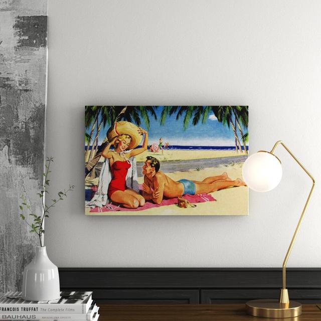 Sun Protection Art Print Wrapped on Canvas East Urban Home Size: 41cm H x 61cm W x 3.81cm D on Productcaster.