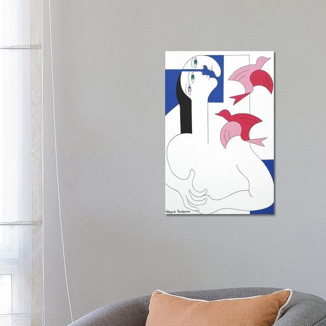 Friendship by Hildegarde Handsaeme - Wrapped Canvas Art Prints Metro Lane Size: 66.04cm H x 45.72cm W x 1.9cm D on Productcaster.