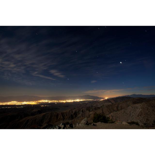 City Lights Of Coachella Valley by Rmiramontes - Wrapped Canvas Print 17 Stories Size: 81cm H x 122cm W on Productcaster.