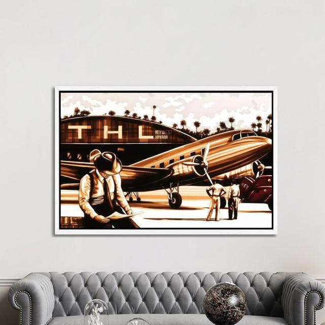 90 Miles by Max Zorn - Print on Canvas Borough Wharf Size: 101.6cm H x 152.4cm W x 3.81cm D, Format: White Framed on Productcaster.