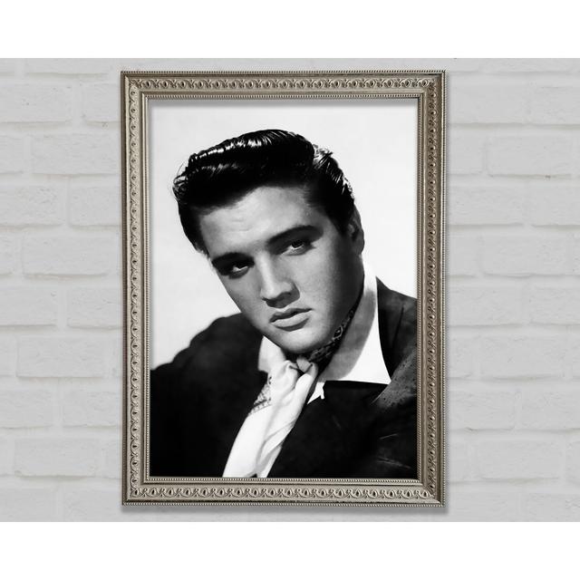 Elvis Presley Portrait Framed Print Bright Star Size: 84.1cm H x 118.9cm W on Productcaster.