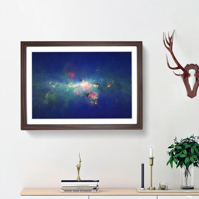 Out of Space Vol.46 in Abstract - Picture Frame Graphic Art Print East Urban Home Frame Option: Walnut Framed, Size: 27cm H x 36cm W x 2cm D on Productcaster.