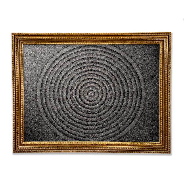 Perfect Circular Sand Formation Zen - Print Bright Star Size: 59.7cm H x 84.1cm W on Productcaster.