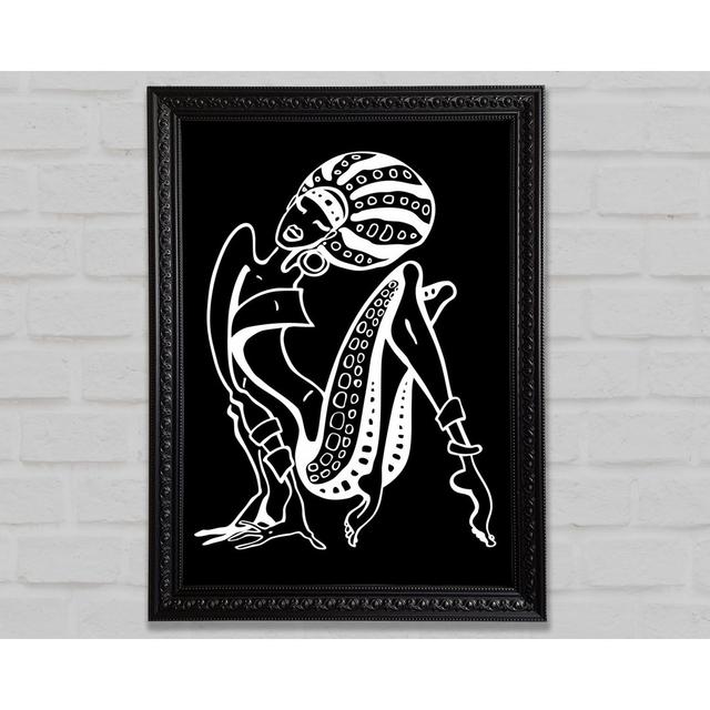 African Tribal Art 17 Framed Print Bright Star Size: 29.7cm H x 42cm W on Productcaster.