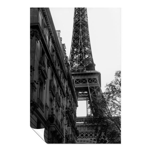 Iconic Eiffel Tower Sight - No Frame Print Panther Print Size: 91cm H x 61cm W x 0.5cm D on Productcaster.