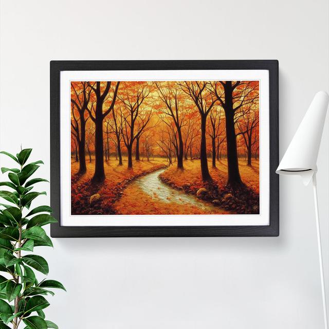 Warm Autumn Forest Vol.6 - Single Picture Frame Print ClassicLiving Size: 25cm H x 34cm W x 2cm D, Frame Colour: Black Framed on Productcaster.