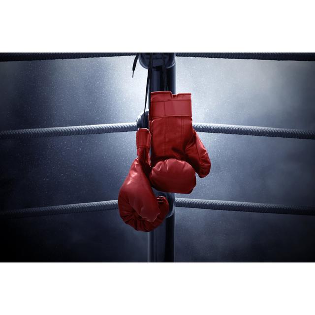 Boxing Gloves by Fotokita - Wrapped Canvas Photograph Ebern Designs Size: 30cm H x 46cm W x 3.8cm D on Productcaster.