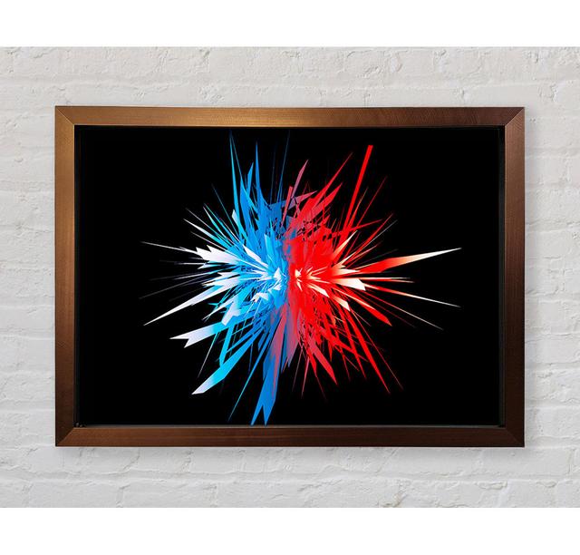 Opposite Spike Surprise Framed Print Ivy Bronx Size: 100cm H x 141.4cm W x 3.4cm D on Productcaster.