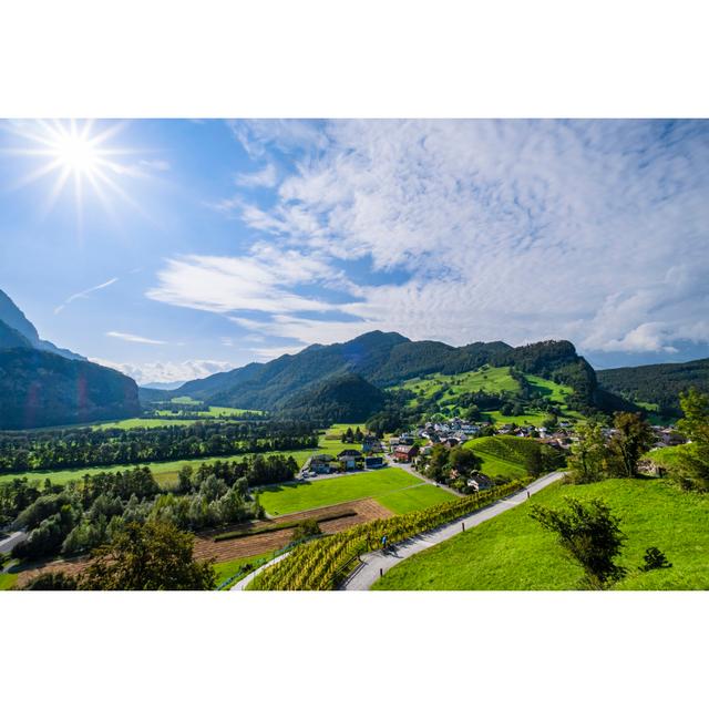 Liechtenstein - Balzers by Flavio Vallenari - Wrapped Canvas Print Alpen Home Size: 81cm H x 122cm W on Productcaster.