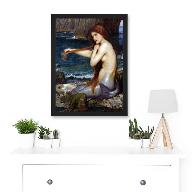 Waterhouse Mermaid Old Master Painting by Waterhouse - Single Picture Frame Art Prints Astoria Grand on Productcaster.