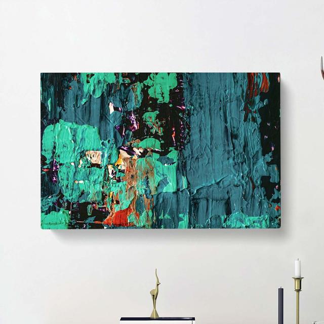 Abstract Art Painting Vol.229 by S.Johnson - Wrapped Canvas Painting Print East Urban Home Size: 60cm H x 91cm W x 3cm D on Productcaster.