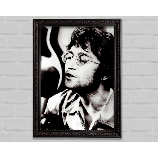 John Lennon Imagine B N W - Einzelne Bilderrahmen Kunstdrucke Bright Star Größe: 29,7 cm H x 21 cm B on Productcaster.