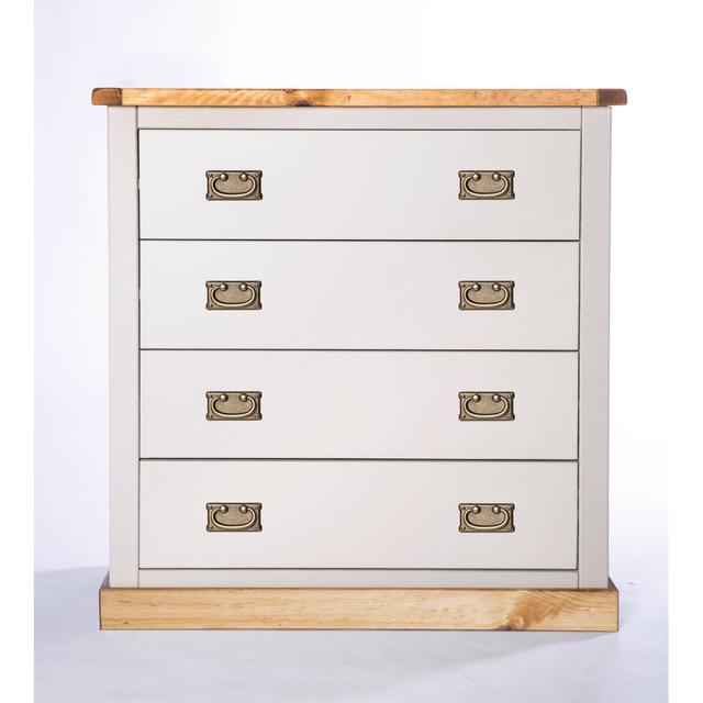 Epp 4 90cm W Drawer Chest Brambly Cottage Colour: Grey/Wood on Productcaster.