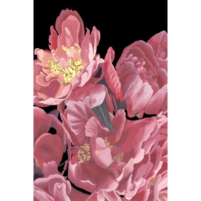 Peonies of My Heart II by Melissa Wang - Wrapped Canvas Painting Rosalind Wheeler Size: 122cm H x 81cm W on Productcaster.