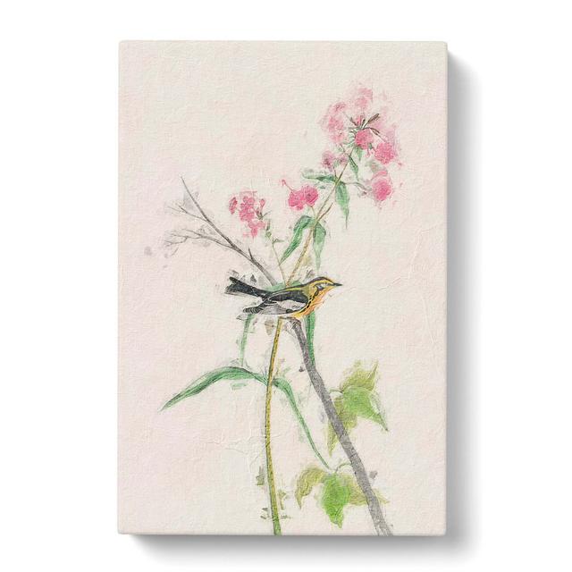 Blackburnian Warbler by John James Audubon - Wrapped Canvas Painting Print East Urban Home Size: 76cm H x 50cm W x 3cm D on Productcaster.