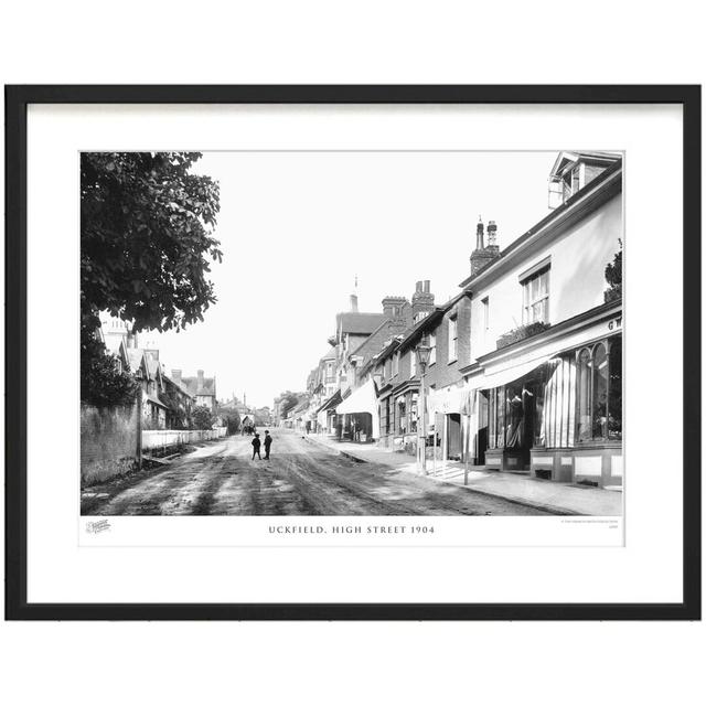 'Uckfield, High Street 1904' by Francis Frith - Picture Frame Photograph Print on Paper The Francis Frith Collection Size: 28cm H x 36cm W x 2.3cm D on Productcaster.