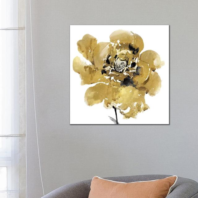 Golden II by Vanessa Austin - Wrapped Canvas Print Rosalind Wheeler Size: 66.04cm H x 66.04cm W x 3.81cm D on Productcaster.