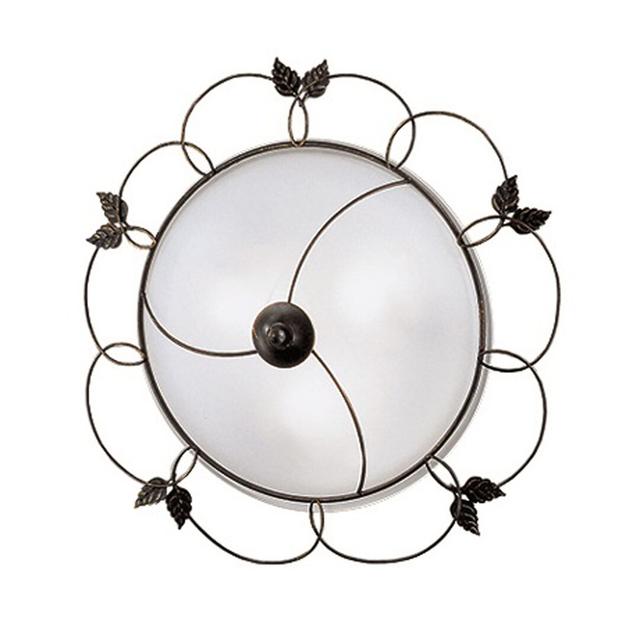 Burnley Glass Flush Mount Ophelia & Co. Größe (Schrim): 64cm diameter on Productcaster.