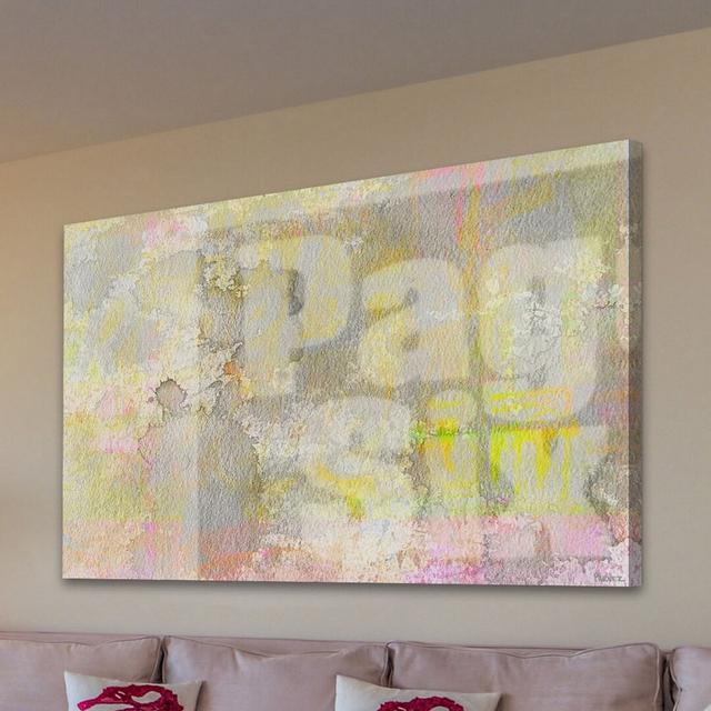 'Page' Typography by Textual Art on Wrapped Canvas East Urban Home Size: 76cm H x 114cm W on Productcaster.