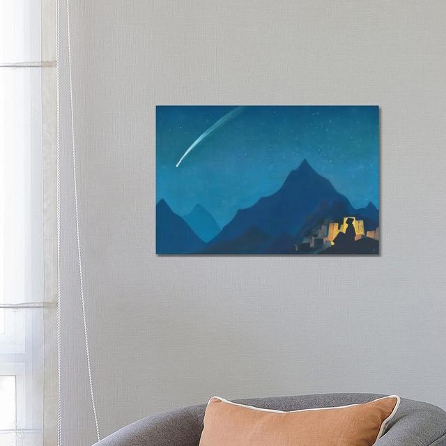 Star Of The Hero, 1936 by Nicholas Roerich - Wrapped Canvas Gallery-Wrapped Canvas Giclée Alpen Home Size: 45.72cm H x 66.04cm W x 3.81cm D on Productcaster.