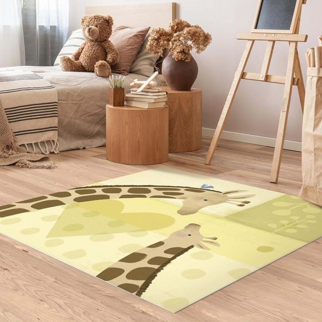 Square Hallelujah Animal Print Machine Woven Area Rug East Urban Home Rug Size: Square 60cm on Productcaster.