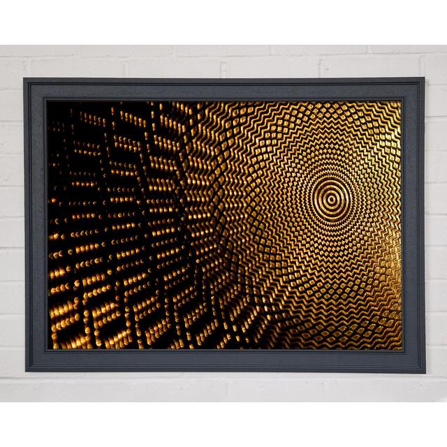 Compact Patterns - Single Picture Frame Art Prints Brayden Studio Size: 42cm H x 59.7cm W x 1.5cm D on Productcaster.