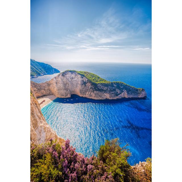 Navagio Beach_597947834 House of Hampton Size: 122cm H x 81cm W x 3.8cm D on Productcaster.