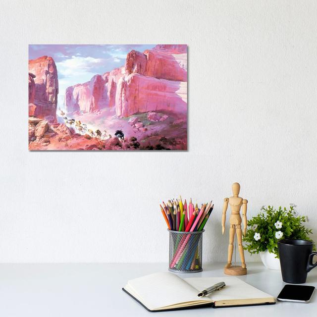 The Wild Hurd by Maher Morcos - Wrapped Canvas Gallery-Wrapped Canvas Giclée Natur Pur Size: 20.32cm H x 30.48cm W x 1.9cm D on Productcaster.