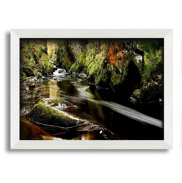 Woodland Stream Flows - Single Picture Frame Art Prints Union Rustic Size: 59.7cm H x 84.1cm W on Productcaster.