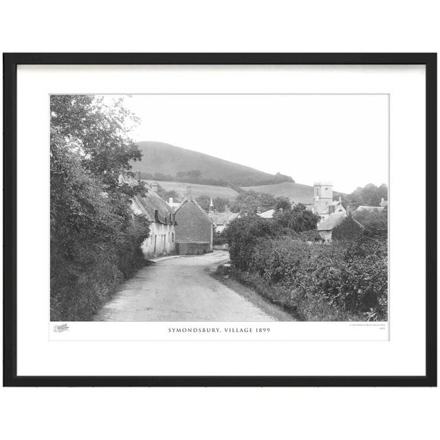 'Symondsbury, Village 1899' by Francis Frith - Picture Frame Photograph Print on Paper The Francis Frith Collection Size: 28cm H x 36cm W x 2.3cm D on Productcaster.