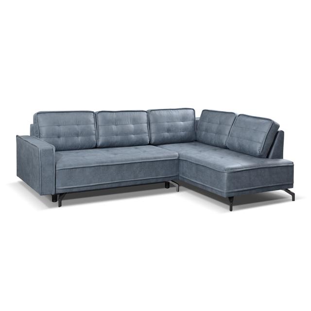 2 - Piece Upholstered Corner Sofa Fairmont Park Orientation: Right Hand Facing, Upholstery Colour: Grey/Sky on Productcaster.