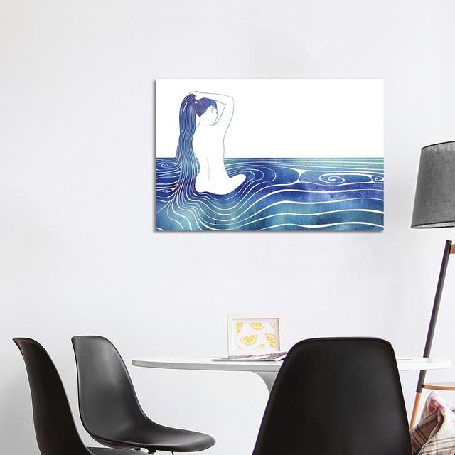 Panopeia von Sirenarts - Galerie-verpackte Leinwand Giclée auf Leinwand Beachcrest Home Größe: 66,04 cm H x 101,6 cm B x 1,91 cm T, Format: Leinen on Productcaster.