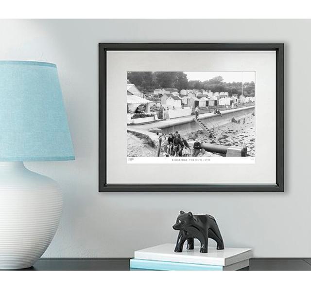 Bembridge, The Huts C1955 - Single Picture Frame Print The Francis Frith Collection Size: 28cm H x 36cm W x 2.3cm D on Productcaster.