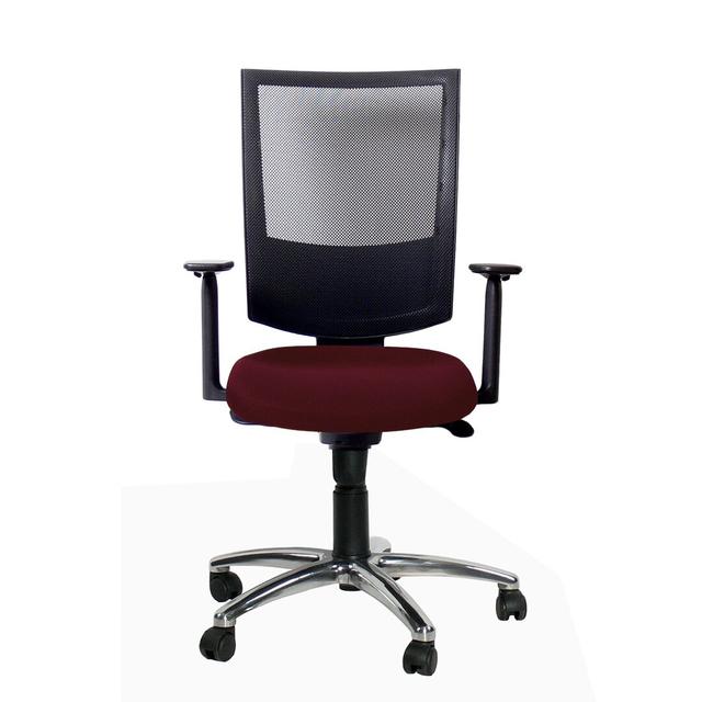 Office Chair Symple Stuff Colour: Bordeaux, Arms: Rigid T-armrests on Productcaster.