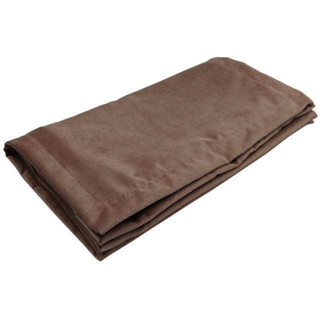 Maud 100% Polyester Bed Runner Fairmont Park Colour: Mocha, Size: 50cm H x 225cm W on Productcaster.