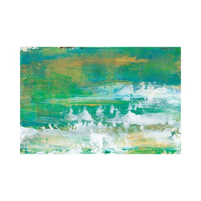 Chartreuse and Aqua I by Lila Bramma - Wrapped Canvas Painting Metro Lane Size: 30.48cm H x 45.72cm W x 1.91cm D on Productcaster.