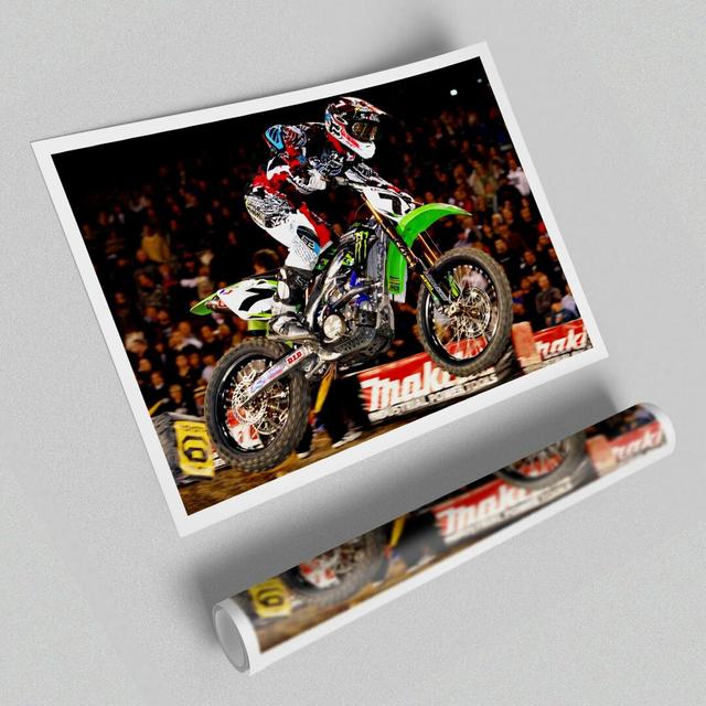 Motorcross James Stewart Bubba Transport - Graphic Art Print East Urban Home Size: 84.1 cm H x 118.9 cm W on Productcaster.