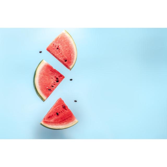 Watermelon Slice - Wrapped Canvas Photograph 17 Stories Size: 81cm H x 122cm W x 3.8cm D on Productcaster.