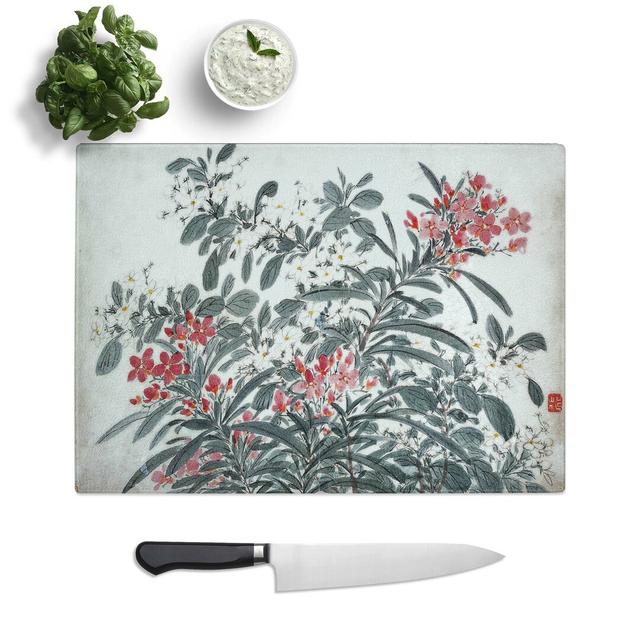 Glass Garden Flowers Vol.9 by Chen Daofu Chopping Board East Urban Home Size: 28.5 cm W x 20 cm L on Productcaster.