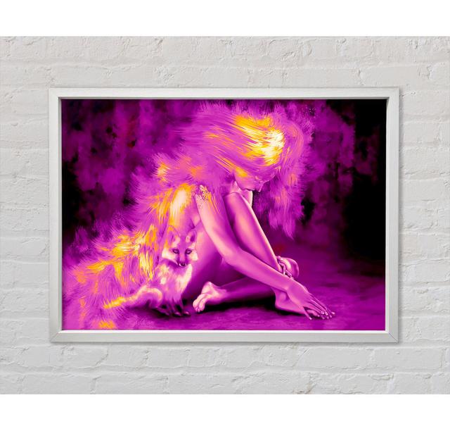 Pink Fire Fox - Print Bright Star Size: 100cm H x 141.4cm W x 3.3cm D on Productcaster.