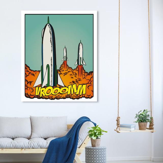 'Ready For Launch' Graphic Art Print on Canvas East Urban Home Size: 91.4 cm H x 76.2 cm W on Productcaster.