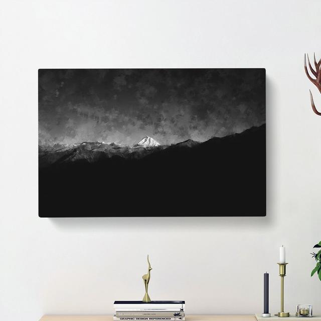 Mountain Peak in Salcantay Peru - Wrapped Canvas Graphic Art Print East Urban Home Size: 35cm H x 50cm W x 3cm D on Productcaster.