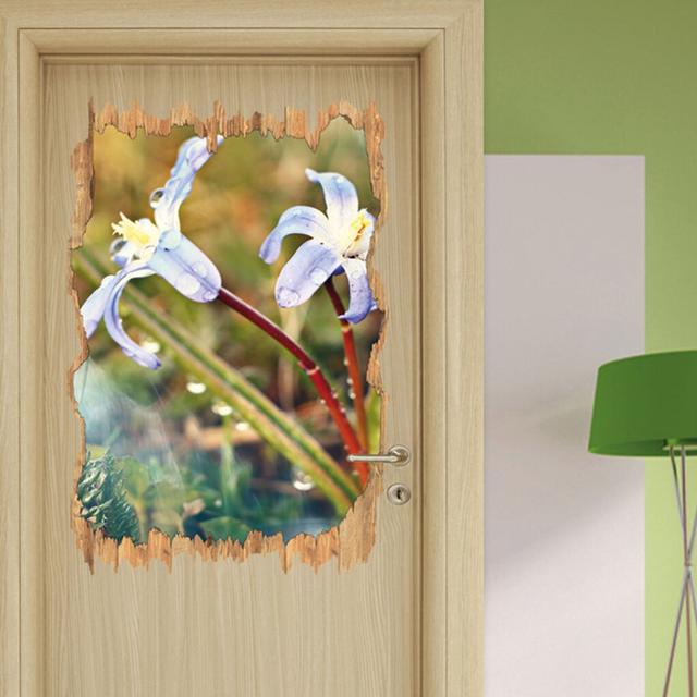 Wandtattoo Kleine lila Waldblume East Urban Home on Productcaster.