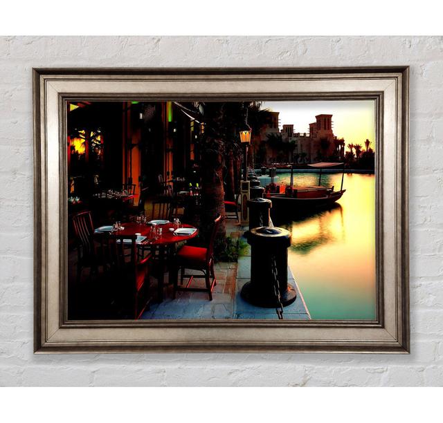 Waterway Cafes Framed Print Bright Star Size: 59.7cm H x 84.1cm W on Productcaster.