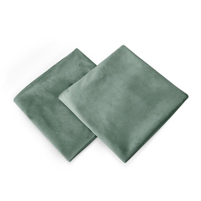 Frith Decorative Cushion Cover (Set of 2) Canora Grey Size: 66cm H x 66cm W x 1cm D, Colour: Mint Green on Productcaster.