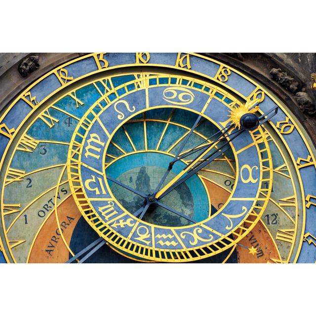 Historical Medieval Astronomical Clock In Old Town Square by DaLiu - Wrapped Canvas Print 17 Stories Size: 81cm H x 122cm W on Productcaster.