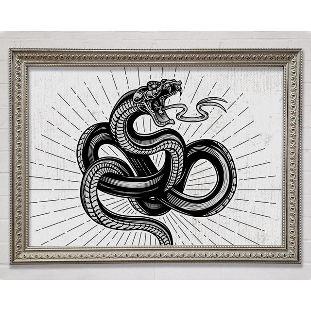 Tattoo Snake - Single Picture Frame Art Prints Bright Star Size: 84.1cm H x 118.9cm W x 3cm D on Productcaster.